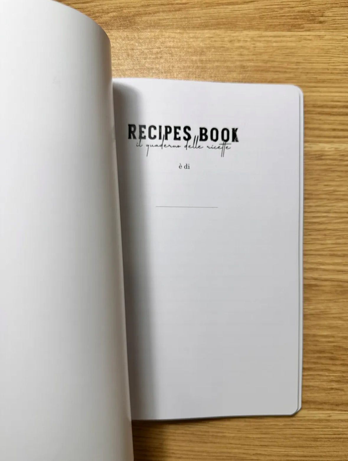Recipes Book - il quaderno delle ricette