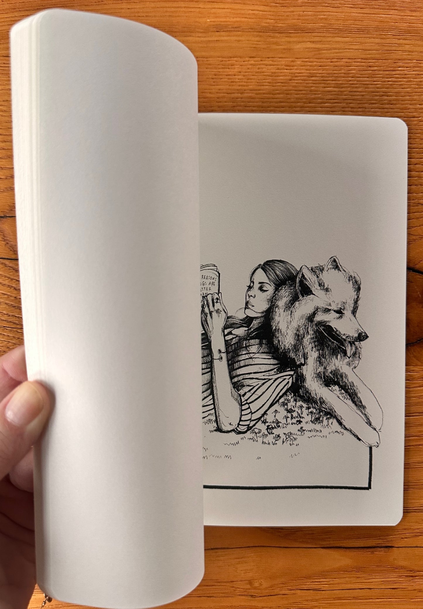 Notebook - Saskia and her fox