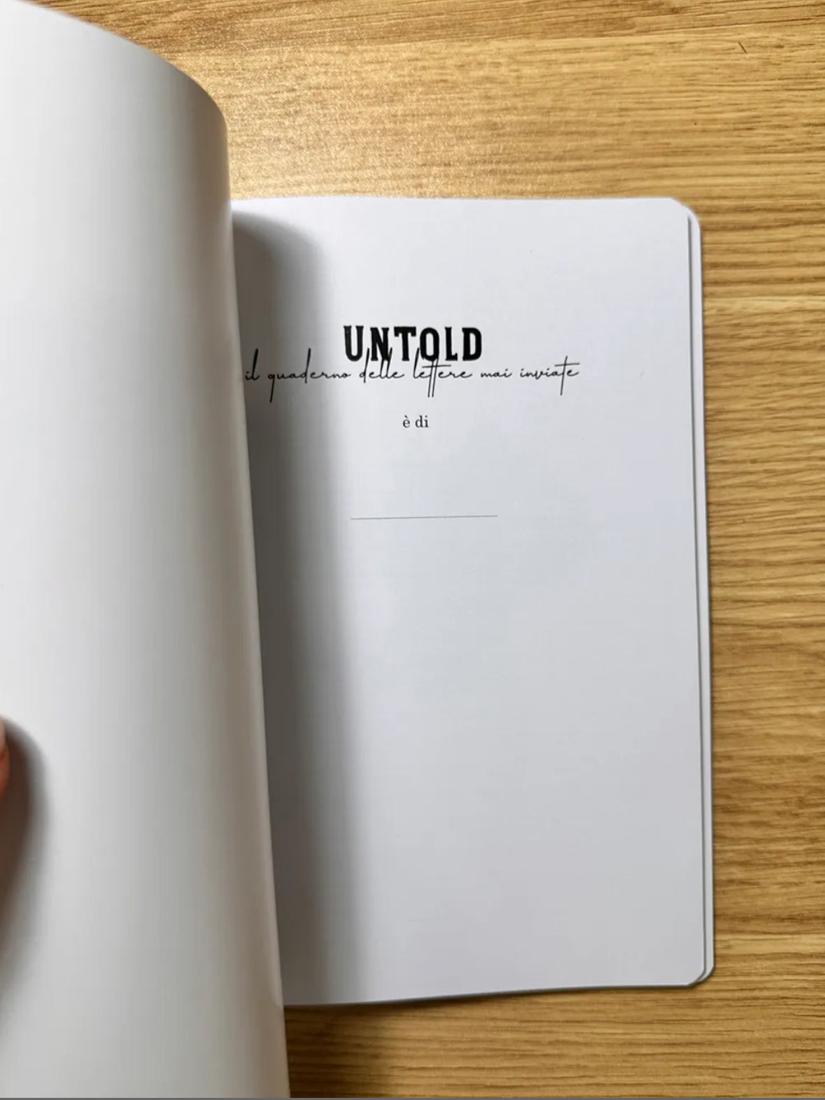 Untold - il quaderno delle lettere mai inviate