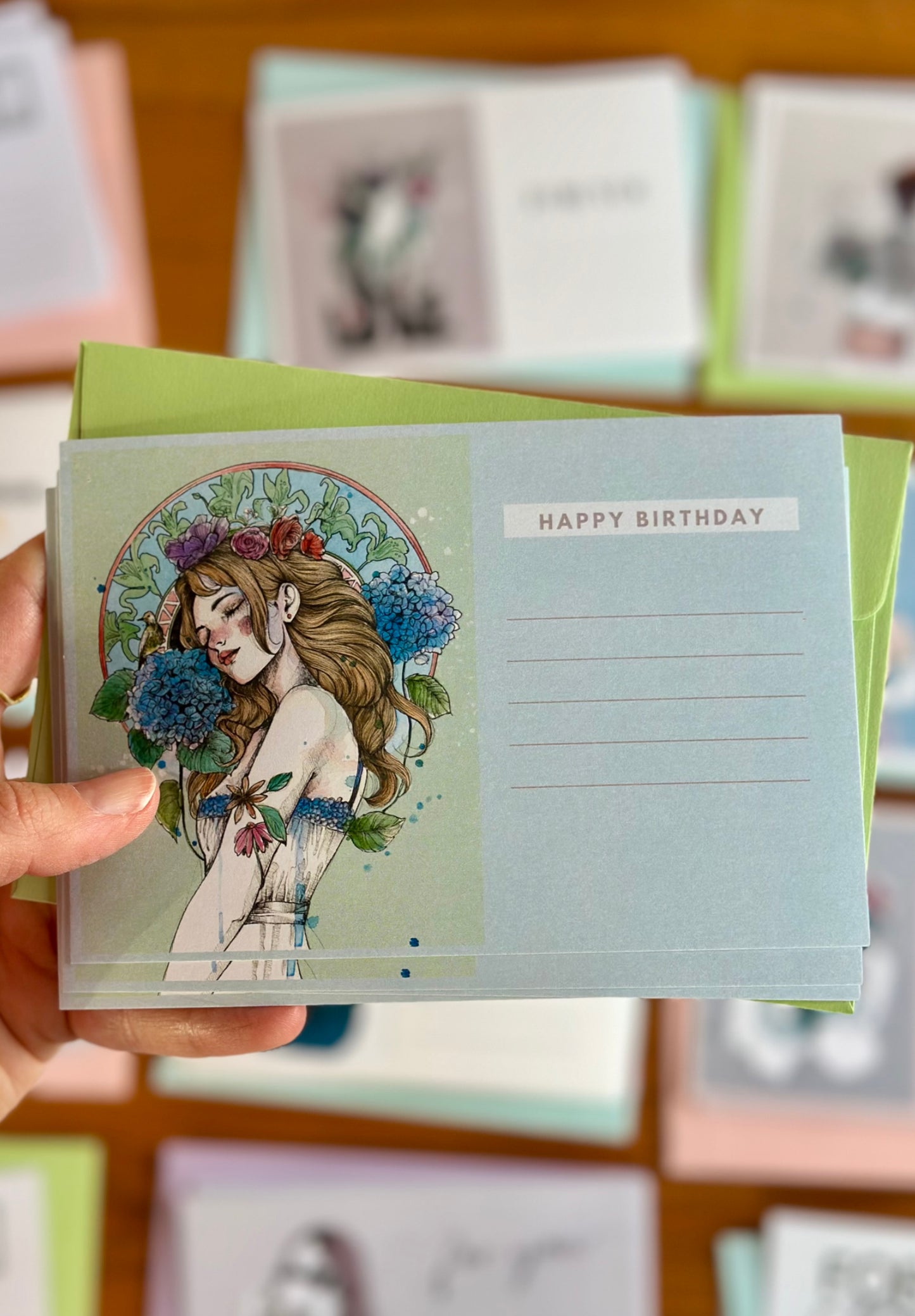 Biglietto auguri 15x10 cm