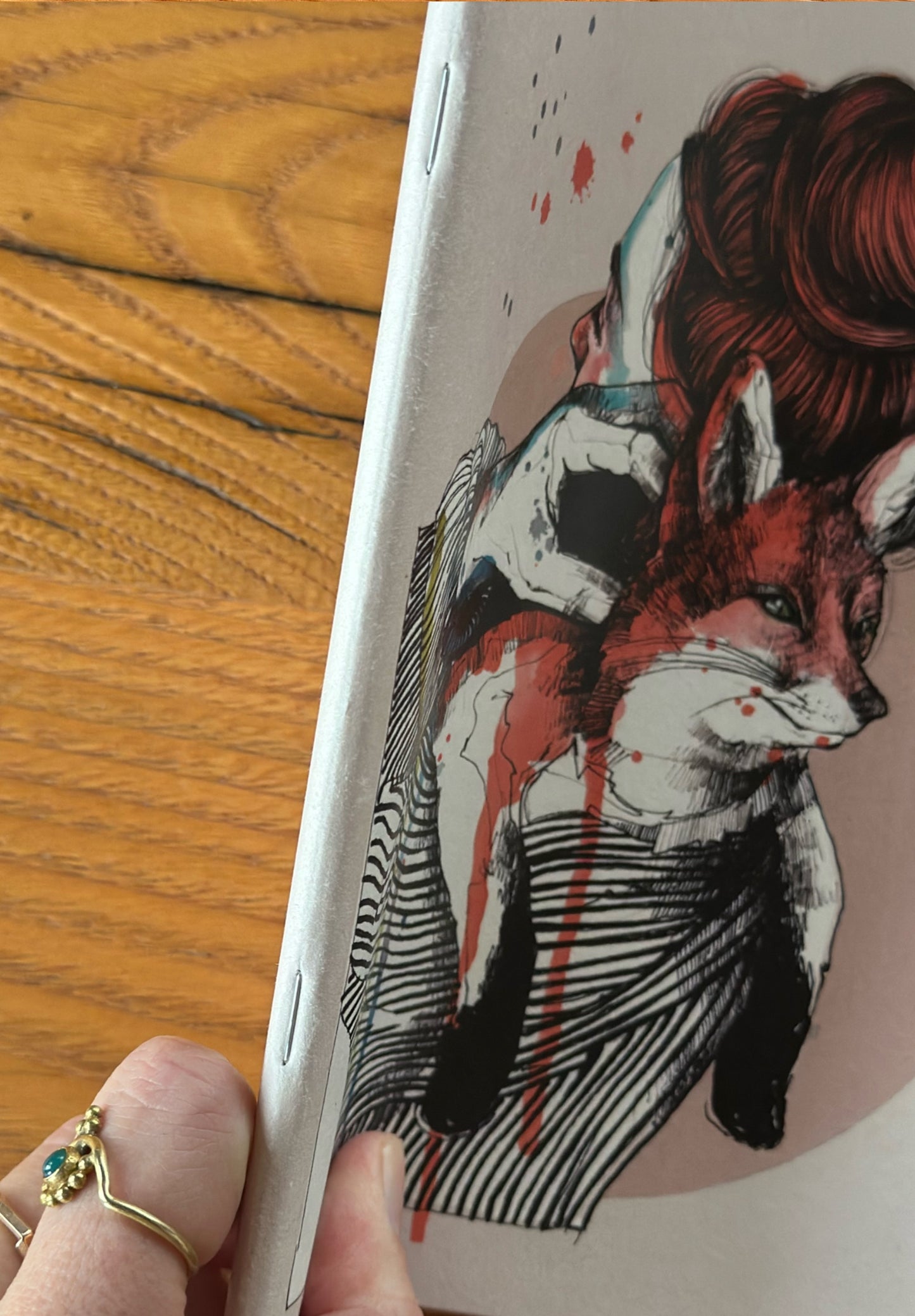 Notebook - Saskia and her fox