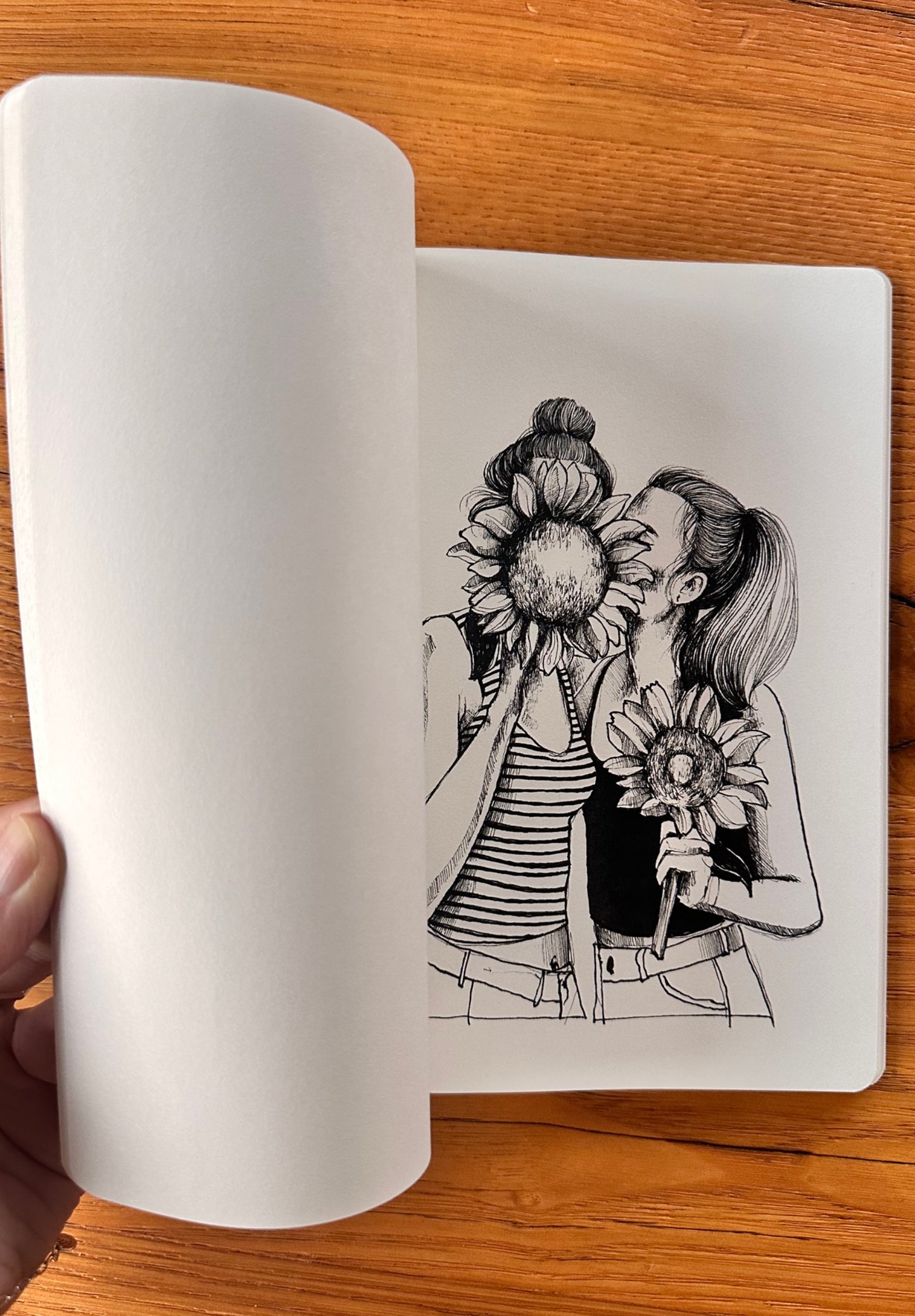 Notebook - Saskia and her fox